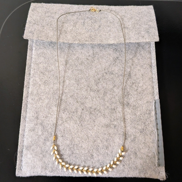 White Enamel Activewear Necklace - Picture 4 of 8